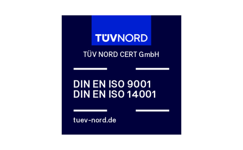 Symbol for a certified company acc. DIN EN ISO 9001